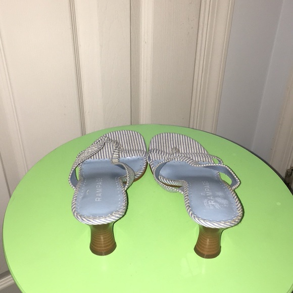 Rampage nautical two tone stripe Madyson sandal. - Picture 4 of 6